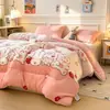 Colcha de veludo de leite espessa, colcha de inverno, novo estilo 2026, colcha de algodão com fleece de coral, enchimento de colcha tamanho solteiro para dormitórios estudantis, inverno