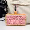 Tecido Não Tecido Texto Não Tecido Engraçado Criativo Mochila Engraçada Bolsa Escolar Chaveiro Pendurado Pingente de Feltro