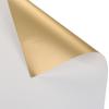 Embalagem de flor Qixi anos dourados papel dourado à prova d'água frente e verso Papel Golden Ouya material para embrulhar buquê de flores suprimentos