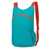 Mochila leve dobrável, bolsa portátil de armazenamento para caminhada ao ar livre, mochila pequena simples para viagem e deslocamento