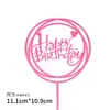 Decoración de Pastel de Celebridad de Internet Feliz Cumpleaños Repostería Pastel Acrílico Card de Diosa Masculina Plug-in Accesorios de Celebridad de Internet