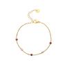 Acero de titanio esmalte miel olla miel collar pulsera traje acero inoxidable multicolor nicho europeo y americano sin decoloración