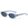 Gafas de sol retro de alta gama para mujer 2025 nuevas anti-ultravioleta para conducir montura pequeña con lazo