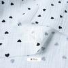 Tela de Gasa Doble de Algodón Doble Crepé Textura Plisada Crepé de Algodón Estampado Tela para Ropa Infantil
