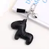 Bolsa de Piel con Relieve de Dibujos Animados Lindo Corazón de Pony Accesorios Colgantes Colgante para Teléfono Móvil Llavero Colgante con Borla Versátil para Mujeres