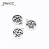 YuenZ DIY acessórios de joias vintage de liga pingente de estrela redonda 17 * 14 mm L319