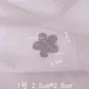 Pegatinas de Parche Adhesivo Gris del Fabricante, Pegatinas de Tela Bordadas a Mano con Encaje para Ropa, Mosquiteros, Bolsas, Zapatos y Sombreros, Pegatinas para Agujeros