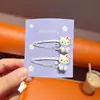 Presilha de Cabelo de Coelho Miffy Fofa Presilha de Cabelo Casual Coreana Meninas Bb Doce e Fofa Acessórios para Cabelo Lateral de Bebê Acessórios para Cabelo Quebrado Venda por Atacado