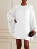 2026 Comercio Exterior Amazon Sitio Independiente Aliexpress Shein Europeo y Americano Moda Nueva Tendencia Casual Color Sólido Vestido de Mujer