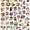 50 One Piece Adesivos Dos Desenhos Animados Rei da Navegação Lufei Solon Periférico Decorativo Celular Shell Copo de Água Adesivos Atacado