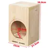 Caja vacía para altavoz de madera maciza de 4 pulgadas 5 pulgadas 6.5 pulgadas 8 pulgadas caja de madera laberinto recinto vacío para altavoz caja de madera de dos vías para estantería