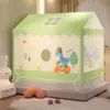 Mosquiteiro Antiqueda Infantil Classe A Mosquiteiro de Cama de Assento Doméstico Zíper de Três Portas Proteção Solar Vento Princesa Bebê Cortina de Cama Inferior