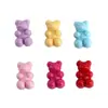 Acrílico color sólido vertical vacío oso de caramelo DIY aretes accesorios para el cabello accesorios para carcasa de teléfono móvil accesorios para ropa accesorios