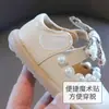Zapatos de Cuero con Perlas para Niñas, Zapatos para Bebés y Niños Pequeños, Planos para Primavera y Otoño, Zapatos para Niñas Pequeñas, Zapatos Estables Estilo Coreano, Versátiles