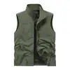 Nuevo Chaleco de Pesca para Fotografía al Aire Libre de Primavera y Otoño, Chaleco Casual Transpirable de Verano para Hombre, de Moda, con Múltiples Bolsillos, Estilo Ropa de Trabajo