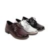 Nuevos Zapatos de Mujer Estilo Británico Retro Preppy con Cordones Talla Grande para Mujer 2022 JGB2021N0009011