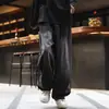 Jeans Rasgado com Lavagem Gradiente Direto da Fábrica Masculino Outono e Inverno 2024 Estilo Americano High Street Calças Casuais Largas de Perna Reta