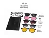 Colección de Gafas Magnéticas Kechi Tr90 de Uno a Cinco Multifuncionales Seis en Uno Gafas de Sol Polarizadas para Hombre y Mujer de Exportación Transfronteriza
