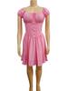Vestido ajustado sexy de Spice Girl con mangas abullonadas y cuello cuadrado para mujer, estilo europeo y americano, de verano, nuevo, transfronterizo