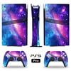 Para Sony PS5Pro Sticker Consola de Juegos PS5 Unidad Óptica Digital Adhesivo de Cuerpo Completo Mango Película Antideslizante