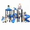 Resbaladilla grande para exteriores, combinación de resbaladilla y columpio para jardín de infantes, equipo para plaza comunitaria, instalaciones de juegos infantiles al aire libre