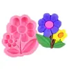 Flores Tulipa, Rosas, Girassóis, Coração de Amor Molde de Silicone, Molde para Decoração de Bolo de Fondant e Chocolate