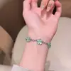 Pulsera de Trébol de Cuatro Hojas de la Suerte, Estilo Veraniego de Cuatro Hojas, Fresca y Versátil, Regalo de Moda Ligero, Regalo para Mejor Amiga