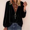 2026 Moda Femenina Europea y Americana Transfronteriza Sitio Independiente de Amazon Sudadera con Cremallera de Terciopelo Casual Elegante de Manga Larga