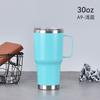Europeu e Americano Hot Selling 30oz Car Cup Household 304 Aço Inoxidável Vacuum Thermos Cup Household Portable Handle Cup