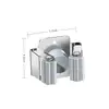 Soporte de mopa transfronterizo, acero inoxidable, estante de mopa sin taladro, clip de herramienta de almacenamiento para mopa y escoba, accesorio de baño montado en la pared