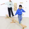 Viga de equilibrio para niños jardín de infantes viga de equilibrio de madera entrenamiento deportivo puente de tabla única prueba de aptitud física juguetes de educación temprana