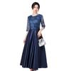 Vestido de noite longo estilo coreano banquete rendas AliExpress vestido pequeno AliExpress vestido de festa anfitrião