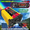 Panel solar controlador de sistema solar inversor de coche 12V220V110V con radio MP3 FM Bluetooth