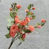 Flor de Camélia Simulada de 5 Pétalas Estilo Ins Flor Artificial Decoração de Casa Casamento Transfronteiriço Venda por Atacado Flor Artificial