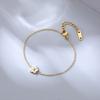 Pulsera pequeña de estilo coreano, elegante, combinable con todo, con flores, meticulosa, con diseño de nicho para mujer, joyería fresca y dulce de alta calidad.