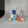 Papel en Rollo Personalizado con Repujado Completo y Logo Imprimible, Papel en Rollo Soluble en Agua para Exportación Transfronteriza, Papel Higiénico