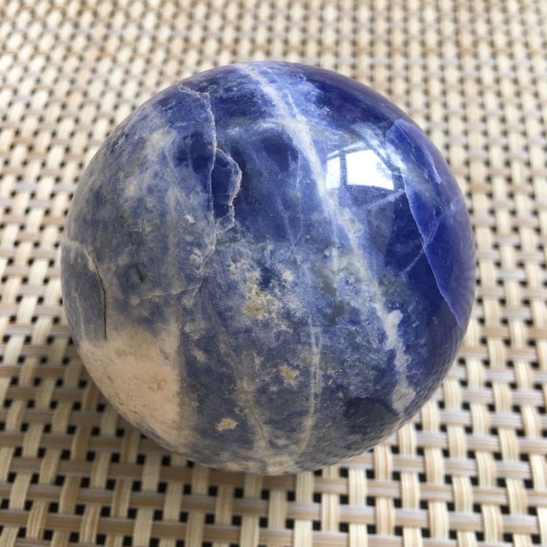 Sodalite ball quartz crystal s