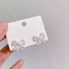 Brincos de Pérola Elegantes Estilo Coreano Francês Agulha de Prata 925 Brincos de Alta Qualidade Coração Flor Versáteis para Mulheres Atacado