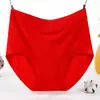Roupa íntima feminina Plus Size de Modal, Cor Sólida, para Gordinhas (MM), Cintura Alta, Antibacteriana, Confortável, Respirável, Sem Apertar na Virilha, Triângulo, Venda por Atacado