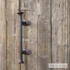 Maçaneta de Porta Vintage Estilo Europeu de Ferro Fundido para Pátio Externo Jardim Porta de Madeira Porta de Armário Maçaneta Decorativa de Ferro com Trinco