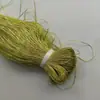 700 metros 1 milímetro hilo de algodón sin elasticidad dorado plateado cordón para etiqueta colgante cuerda para etiqueta colgante de ropa