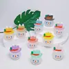 Muñeco de Nieve Navideño Luminoso Estéreo Accesorios de Resina Llavero DIY Colgante Decorativo Hecho a Mano Moda Colgante para Jugar en Vivo