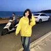 Sudaderas con capucha de manga larga de color liso, modernas, elegantes y únicas para mujer, perfectas para otoño e invierno, versátiles y casuales, en los últimos estilos