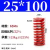 Mola helicoidal de compressão de fio plano forte retangular padrão japonês para molde de alta temperatura vermelha 65mn TM spring SWM carga 6