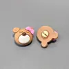Botones de Dibujos Animados de Doble Material de Resina y Metal al por Mayor, Botones Decorativos para Camisas y Chaquetas de Niños, Botones Lindos para Suéteres y Cárdigans