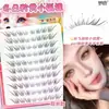 Serie Ciervo Zorro de Ensueño Venta al por mayor Fotogénicas Pestañas Postizas Femeninas Paquete Familiar Tipo Pegamento Pestañas Zorro Qingqiu Pequeñas Pegatinas de Pestañas Coral