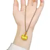 Estilo Semelhante ao Livro Vermelho Pequeno Retenção Forte de Cor Estilo Antigo Cheio Fu Novo Estilo Chinês Exquisito Retrô Versátil Nicho Elegante Moda Colar