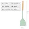 Espátula de Silicona para Cocina Casera, Cocina Resistente a Altas Temperaturas, Sartén Antiadherente, Espátula China Grande Especial Todo en Uno en Stock