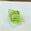 Mini Botella de Arena con Forma de Corazón Llavero Líquido Polvo de Amor Colgante Disco Duro Pequeño Colgante Accesorios de Inyección de Aceite de PVC