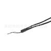 Cuerda redonda de nailon de 3,0 mm para teléfono móvil, cordón corto para linterna, juguete, cordón de entrega, cuerda trenzada de colores